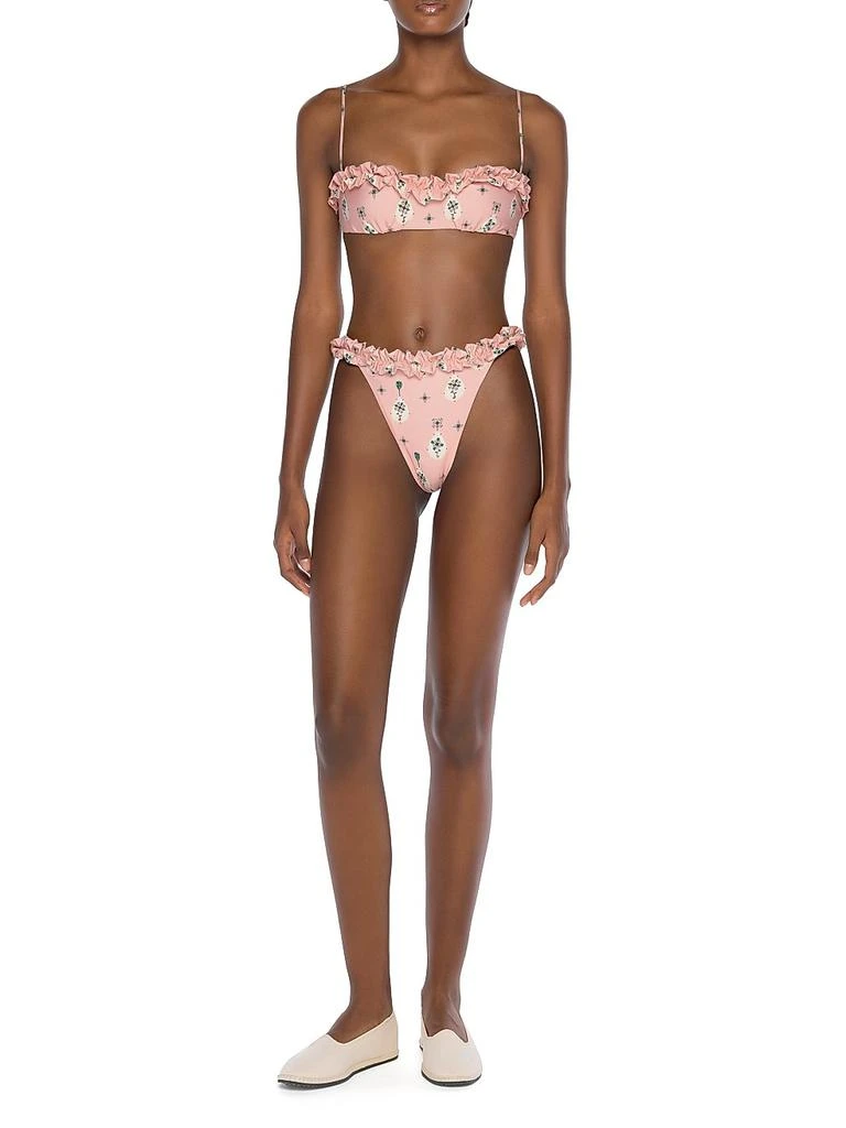 商品Agua by Agua Bendita|Alma Luz Joyeria Ruffled Bikini Bottom,价格¥354,第2张图片详细描述