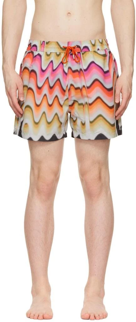 商品Paul Smith|Multicolor Gradient Swim Shorts,价格¥696,第1张图片
