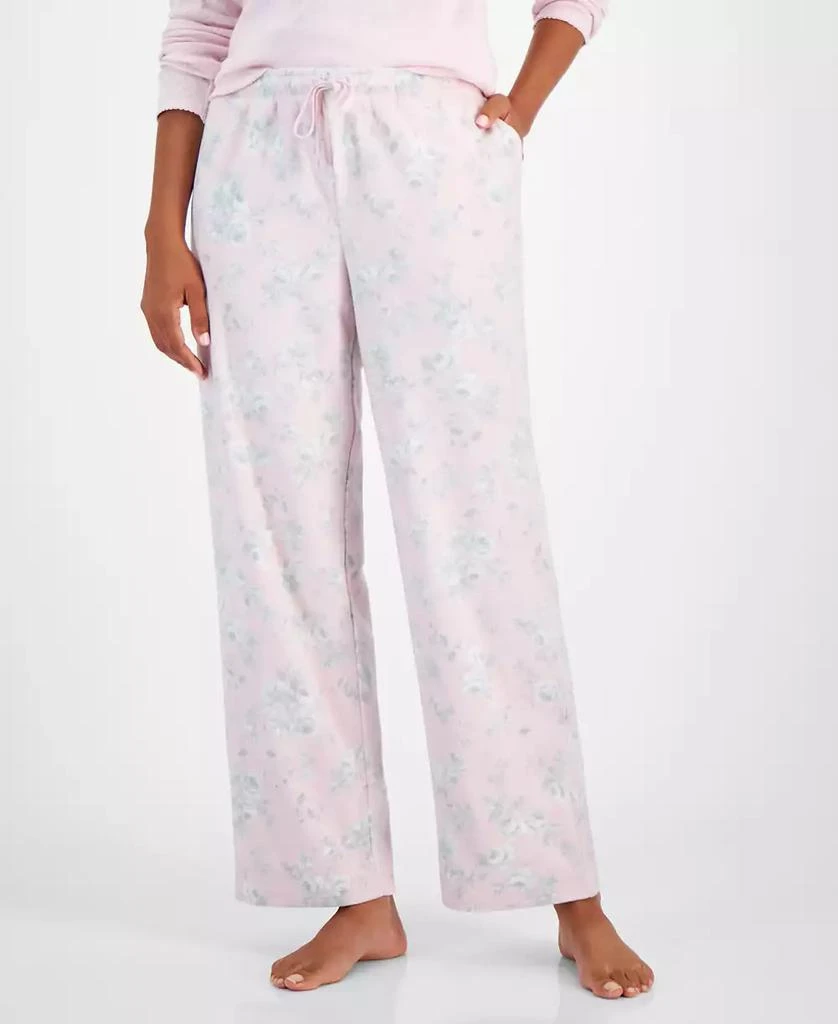 商品Charter Club|Women's Printed Fleece Pajama Pants, Created for Macy's,价格¥76,第3张图片详细描述