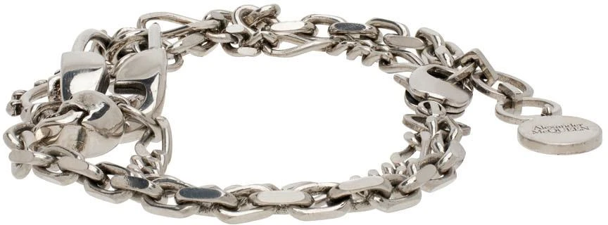 商品Alexander McQueen|Silver Safety Pin Bracelet,价格¥1405,第3张图片详细描述