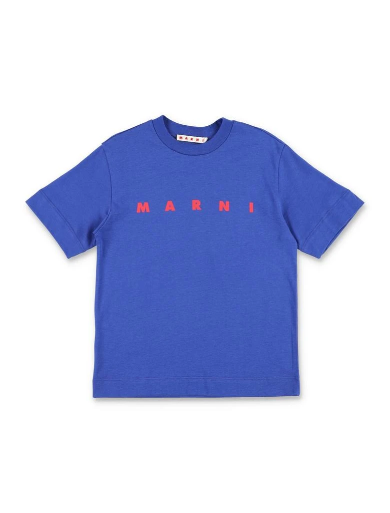 商品Marni|Marni Kids Logo Printed Crewneck T-Shirt,价格¥385,第1张图片