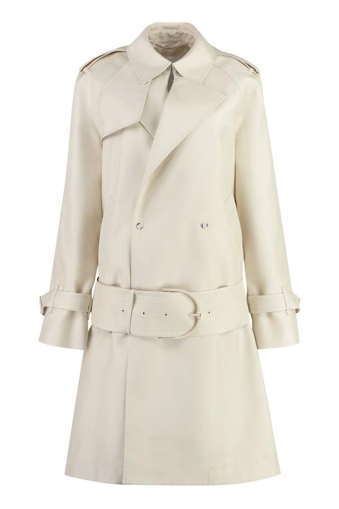 商品Burberry|Burberry Silk Blend Trench Coat,价格¥14822,第1张图片