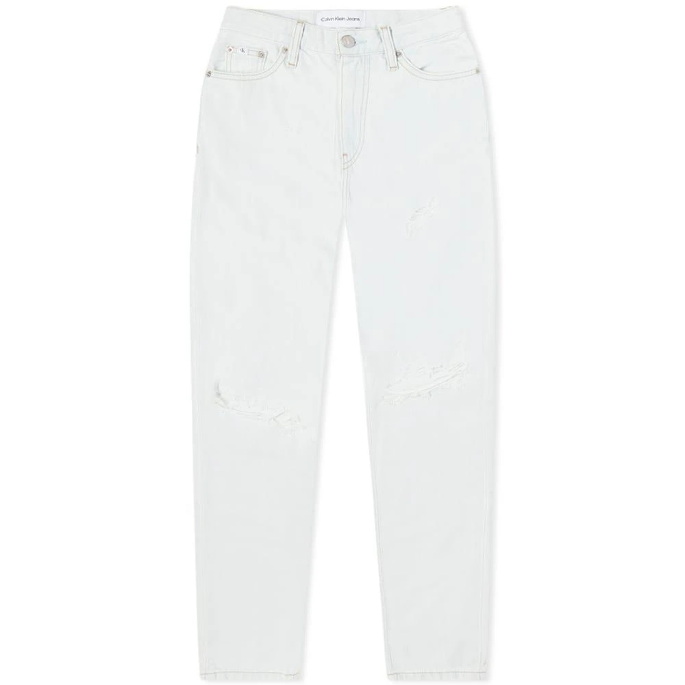 商品Calvin Klein|Calvin Klein High Rise Mom Jeans,价格¥594,第1张图片