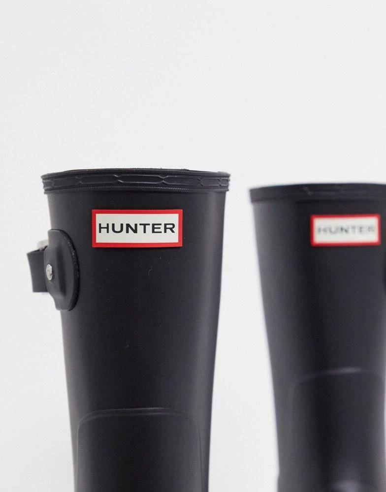 商品Hunter|Hunter original short wellington boots in black,价格¥1101,第4张图片详细描述