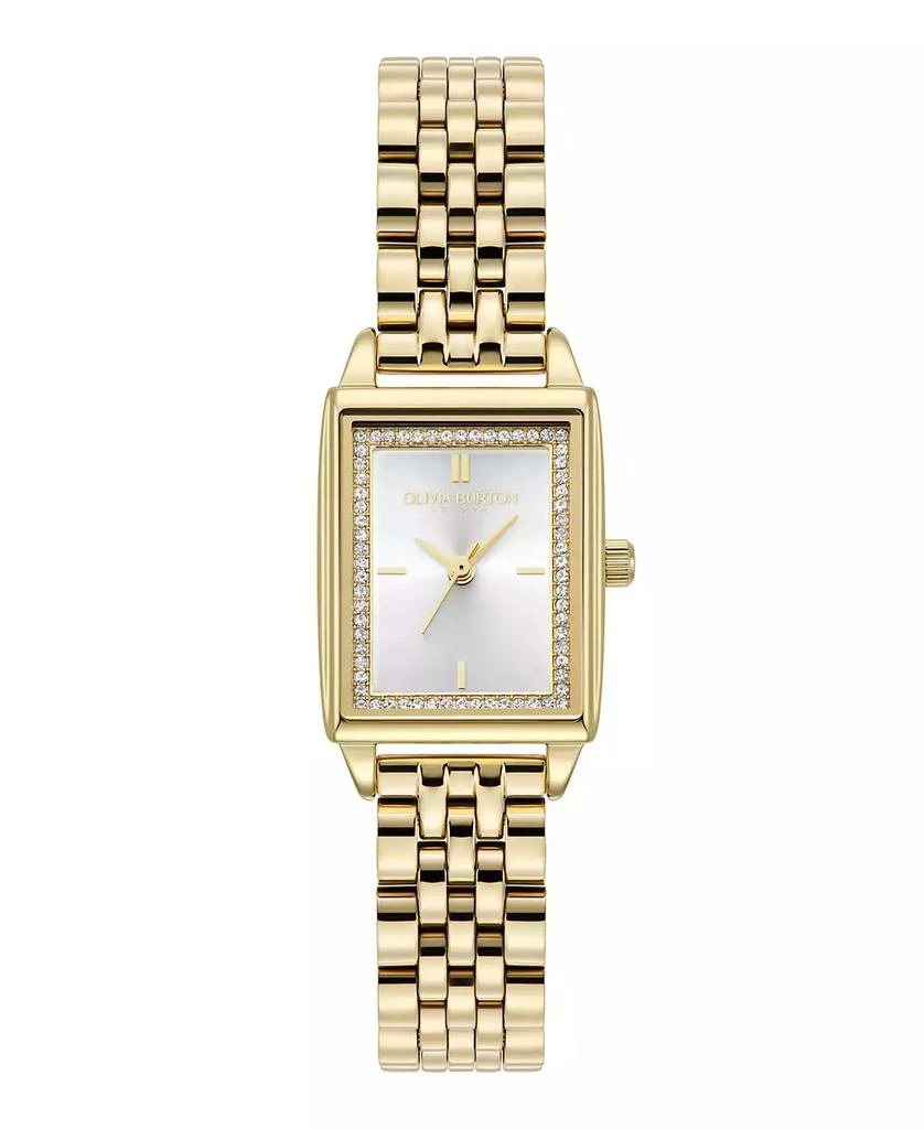 商品Olivia Burton|Women's Quartz Gold-Tone Stainless Steel Bracelet Watch 25.5mm x 20.5mm,价格¥1439,第1张图片