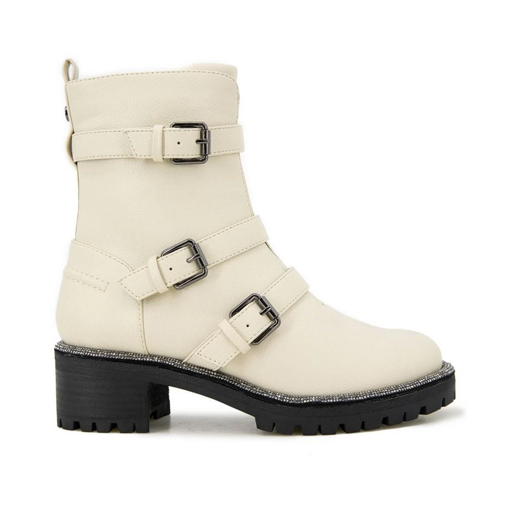商品Kenneth Cole|Women's Tate Biker Jewel Lug Sole Booties,价格¥177,第2张图片详细描述
