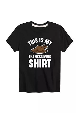 商品Instant Message|Message This Is My Thanksgiving Shirt  Graphic T Shirt,价格¥208,第1张图片