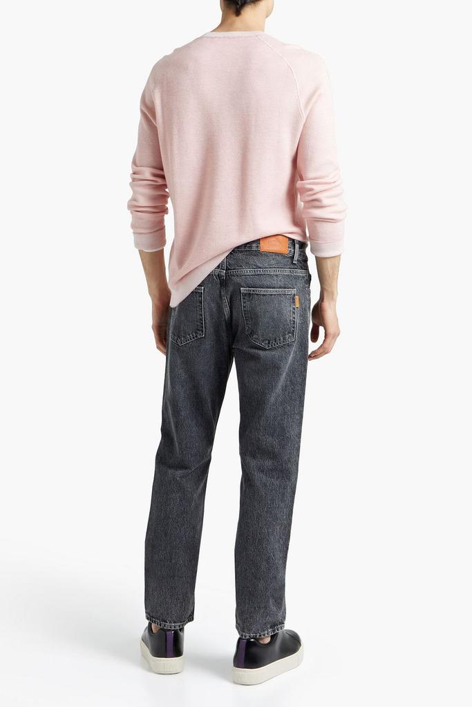 Slim-fit distressed denim jeans商品第3张图片规格展示