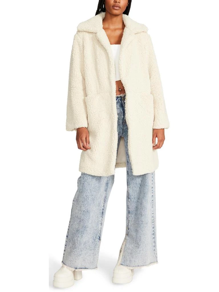 商品Steve Madden|Womens Faux Fur Cozy Teddy Coat,价格¥246,第1张图片