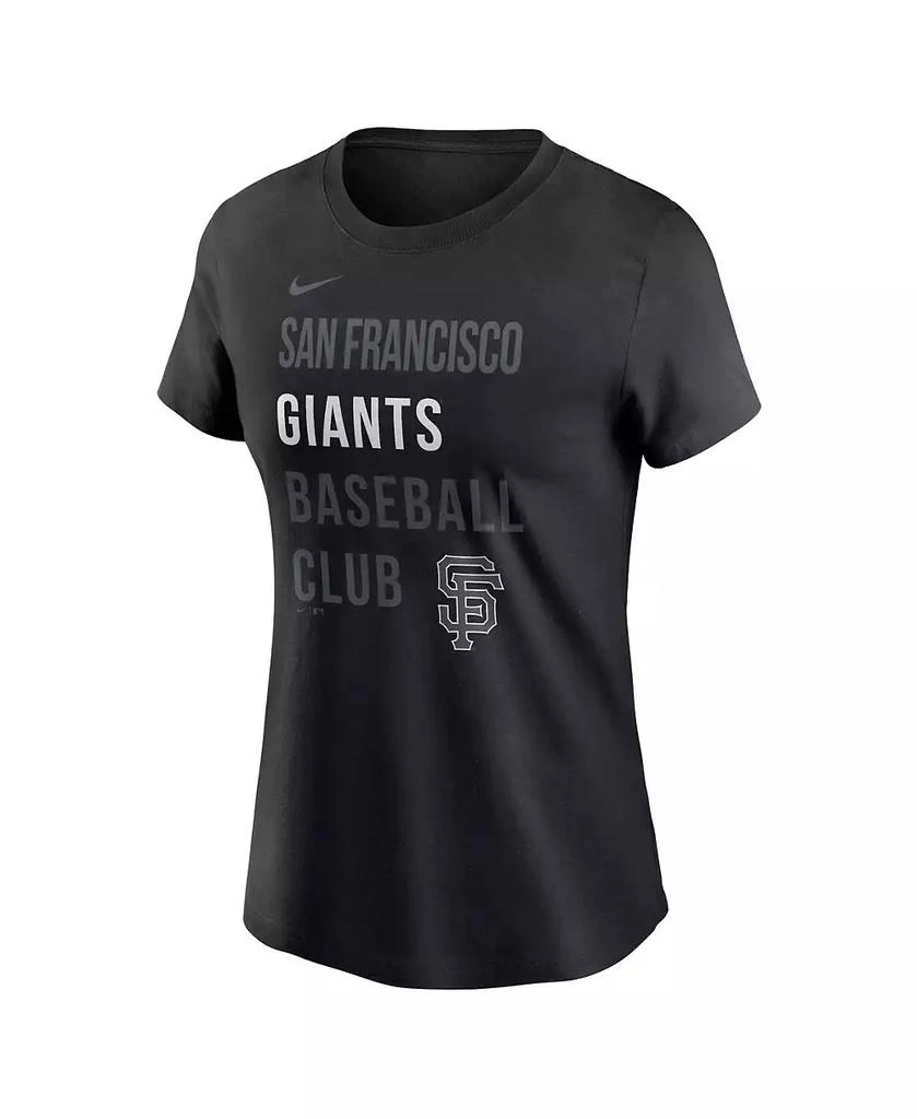 商品NIKE|Women's Black San Francisco Giants Baseball Club T-shirt,价格¥209,第2张图片详细描述