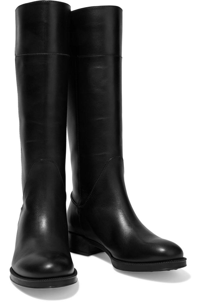 Leather knee boots商品第2张图片规格展示