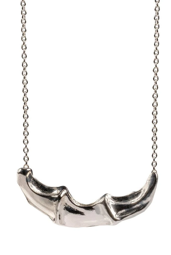 商品SEEKD|Moon statement necklace in eco sterling silver,价格¥2044,第3张图片详细描述