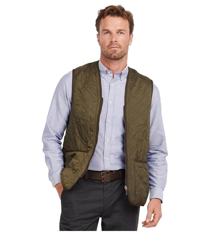 商品Barbour|Barbour Polarquilt Liner Olive Green Vest,价格¥1318,第3张图片详细描述