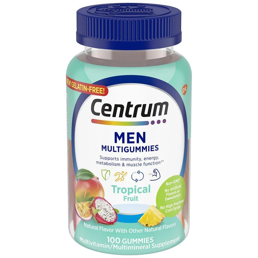 商品Centrum|男士复合维生素软糖 热带水果味,价格¥126,第1张图片