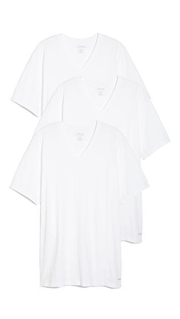 商品Calvin Klein|3 件式 V 领 T 恤,价格¥187,第7张图片详细描述