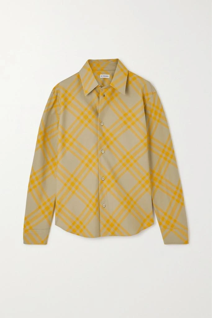 商品Burberry|格纹纯棉衬衫,价格¥10825,第1张图片