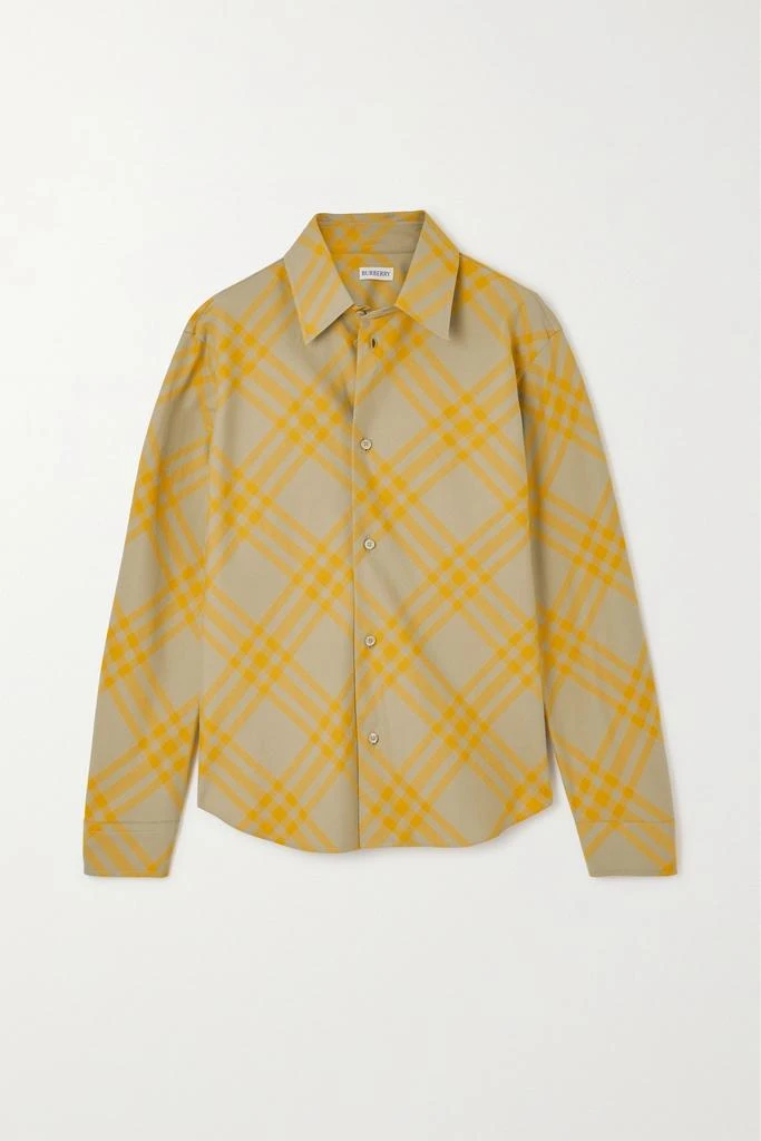 商品Burberry|格纹纯棉衬衫,价格¥9551,第1张图片