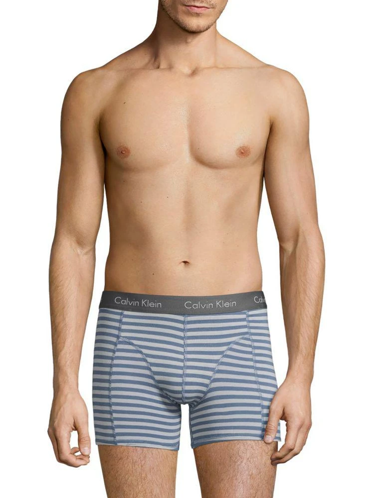 商品Calvin Klein|3-Pack Stretch Cotton Boxer Briefs,价格¥188,第2张图片详细描述