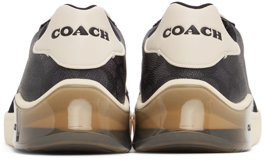 商品Coach|Black & Off-White Citysole Court Sneakers,价格¥847,第6张图片详细描述