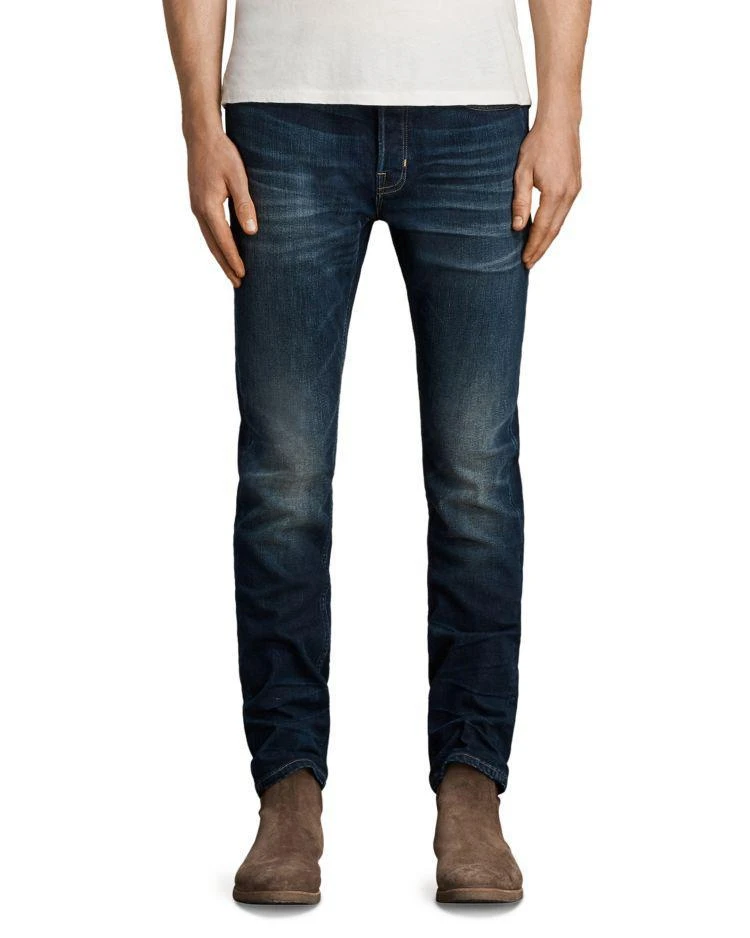 商品ALL SAINTS|Ichinoh Rex Slim Fit Jeans in Mid Indigo Blue,价格¥794,第1张图片