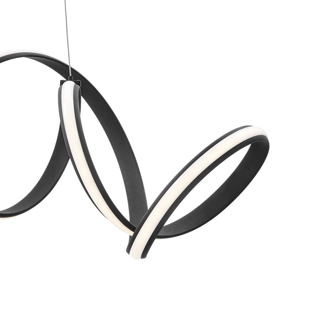 商品Finesse Decor|Seville LED Chandelier // Black,价格¥5201,第4张图片详细描述