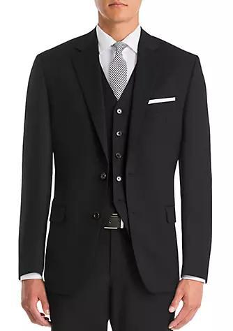 商品Ralph Lauren|Black Wool Straight Suit Separate Coat,价格¥3309,第1张图片