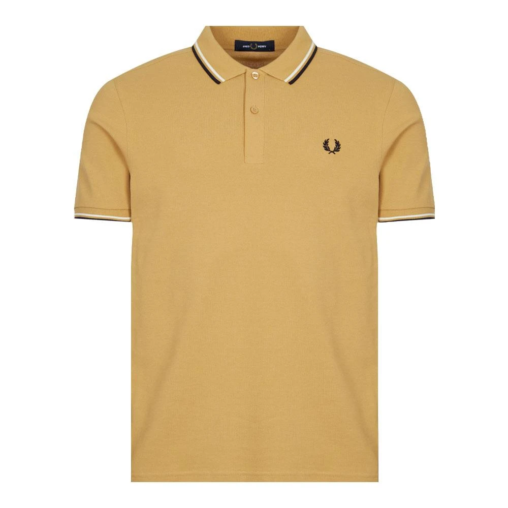 商品Fred Perry|Fred Perry Twin Tip Polo Shirt - Desert,价格¥260,第1张图片