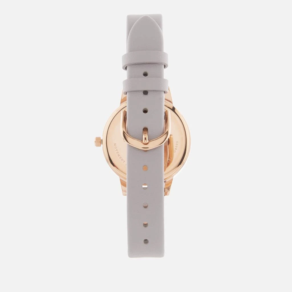 商品Olivia Burton|Olivia Burton Women's Vintage Bow Watch - Grey Lilac/Rose Gold,价格¥376,第2张图片详细描述