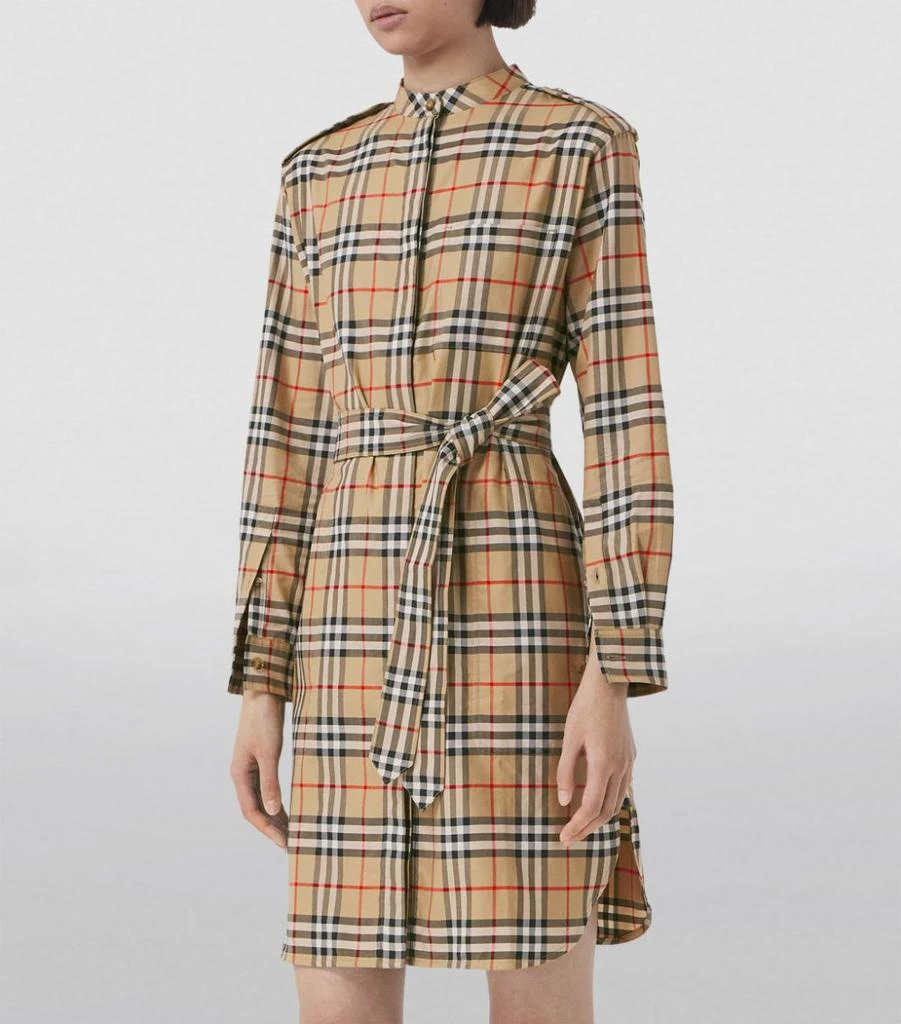 商品Burberry|Vintage Check Shirt Dress,价格¥6945,第2张图片详细描述