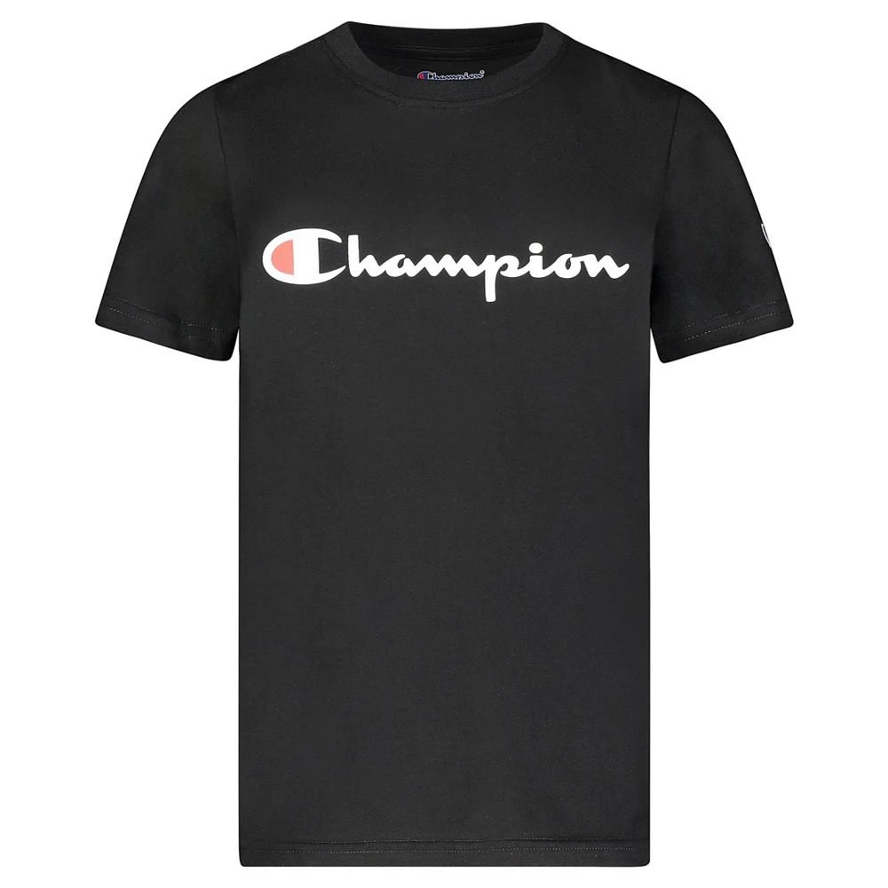 商品CHAMPION|Little Boys Short Sleeve Signature T-shirt,价格¥63,第1张图片