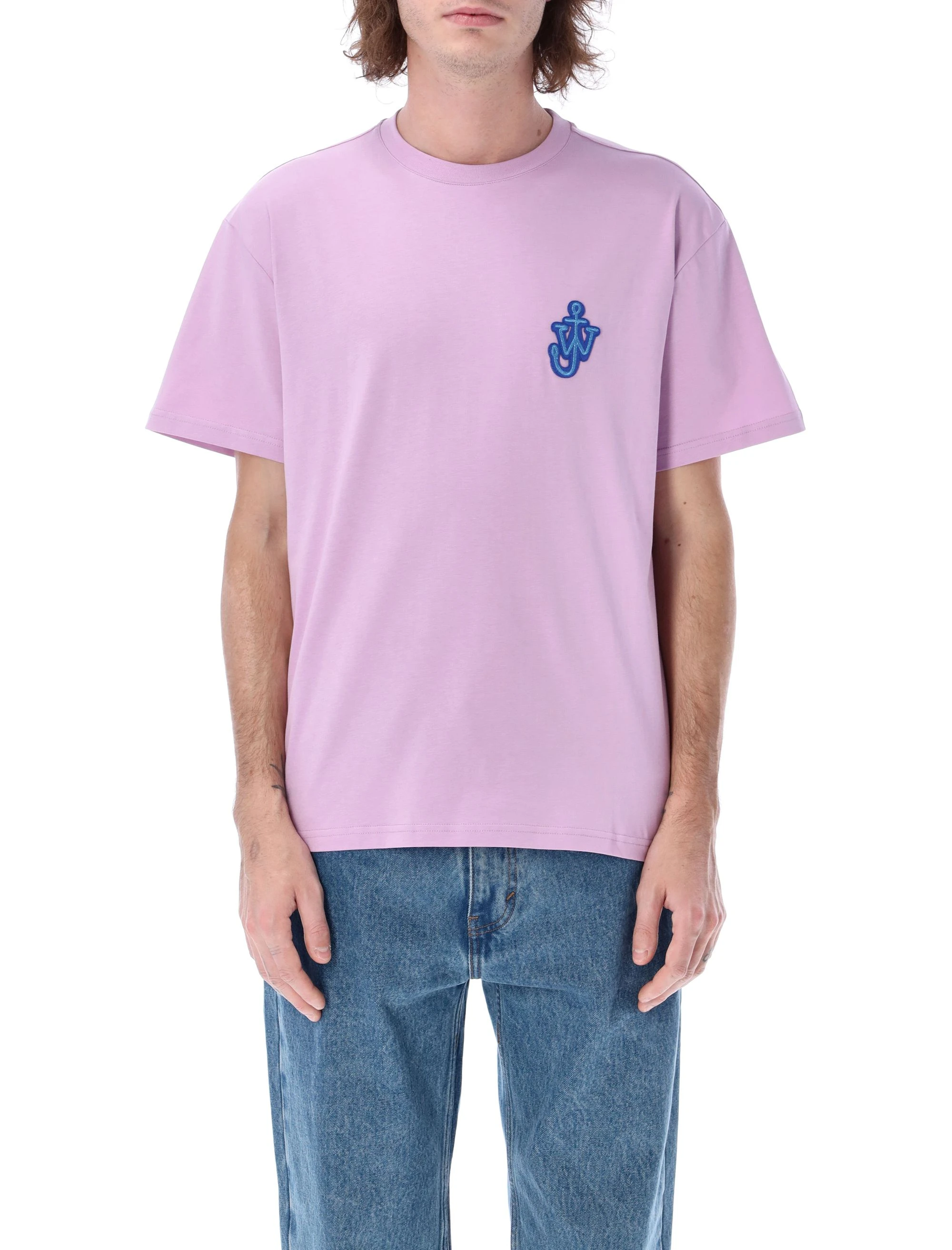 商品JW Anderson|JW Anderson 男士T恤 JT0061PG0772300 粉红色,价格¥328,第1张图片