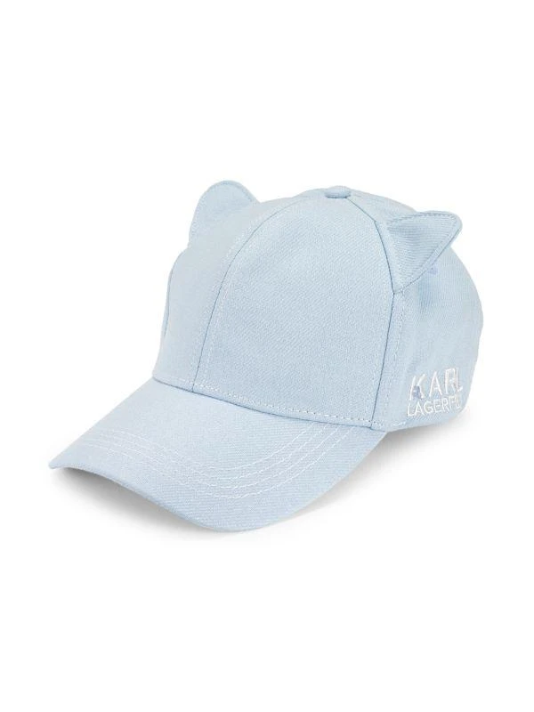 商品Karl Lagerfeld Paris|Exposed Seam Linen Blend Baseball Cap,价格¥161,第1张图片