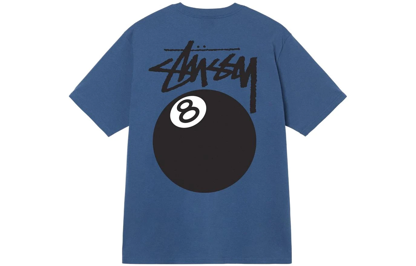 商品[国内直发] STUSSY|8球系列 黑8印花圆领套头宽松短袖T恤 男女同款,价格¥872,第4张图片详细描述