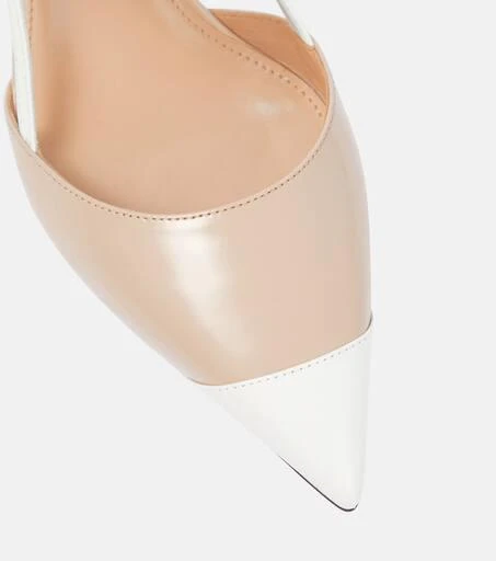 Leather slingback pumps 商品