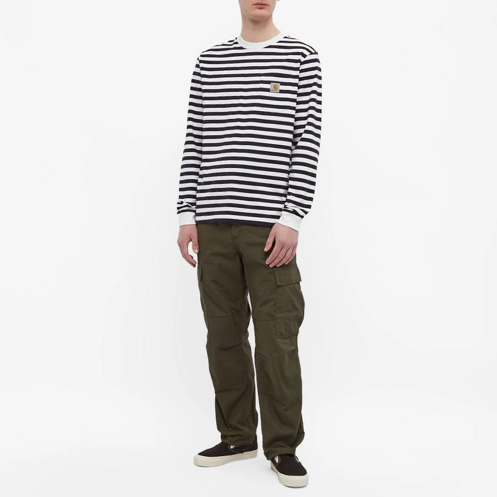 商品Carhartt|Carhartt WIP Long Sleeve Scotty Stripe Pocket T-Shirt,价格¥313,第5张图片详细描述