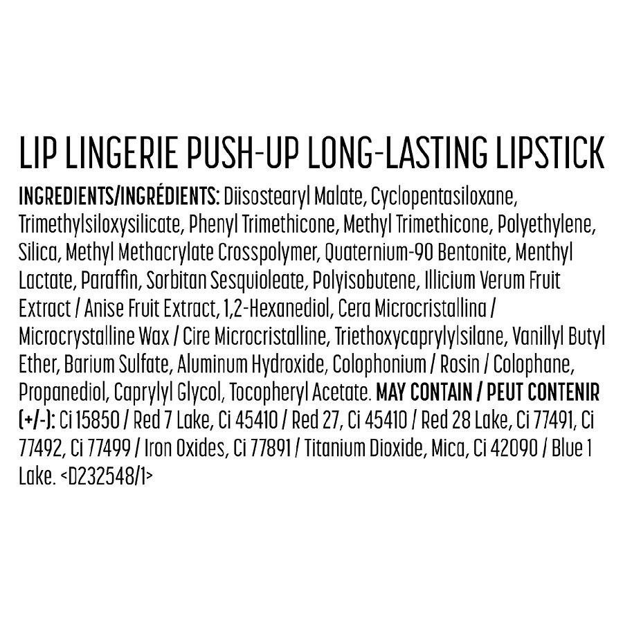Lip Lingerie Push-Up Long-Lasting Lipstick商品第2张图片规格展示