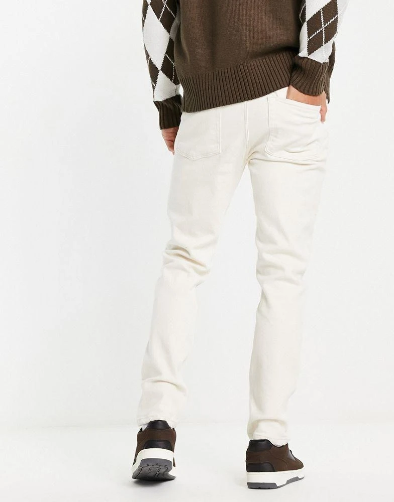 商品ASOS|ASOS DESIGN skinny jeans in ecru,价格¥162,第2张图片详细描述