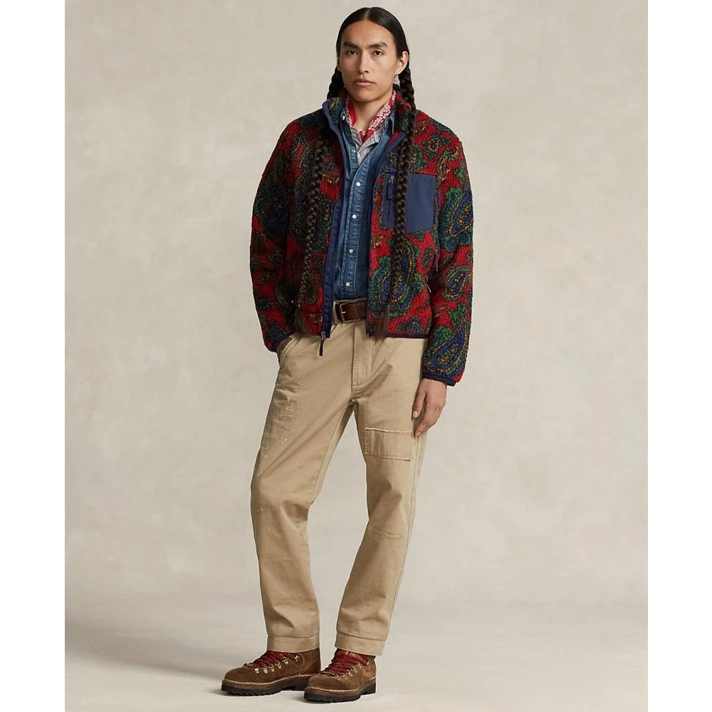 商品Ralph Lauren|Men's Paisley Fleece Jacquard Jacket,价格¥1556,第4张图片详细描述