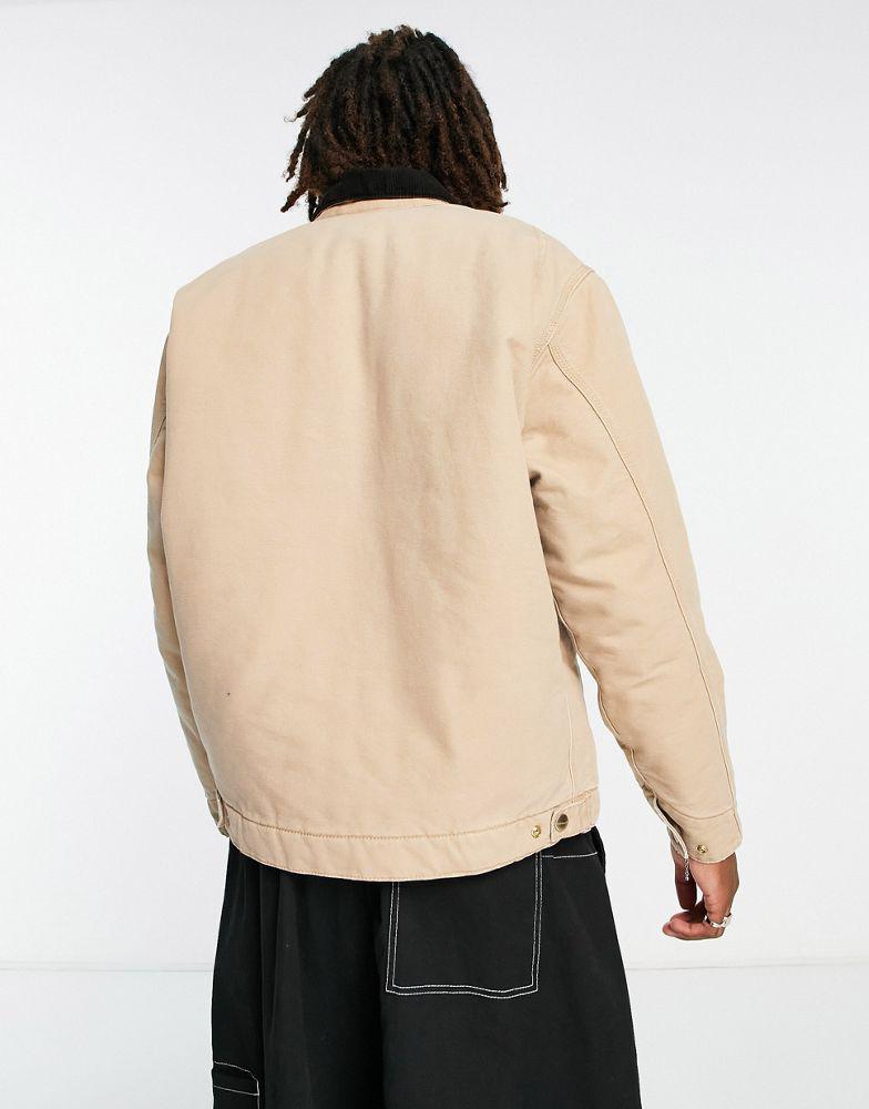 男款Original Detroit棕色夹克商品第2张图片规格展示