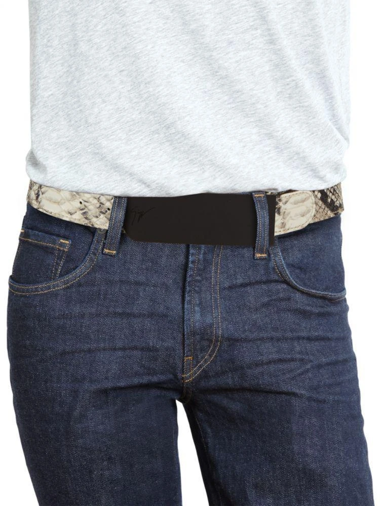商品Giuseppe Zanotti|Snakeskin Pattern Leather Belt,价格¥3151,第3张图片详细描述
