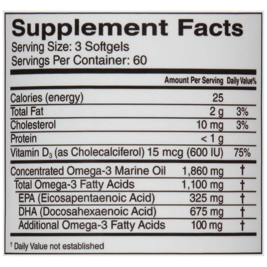 商品Cardiotabs|Omega-3 Minis Lemon,价格¥286,第3张图片详细描述