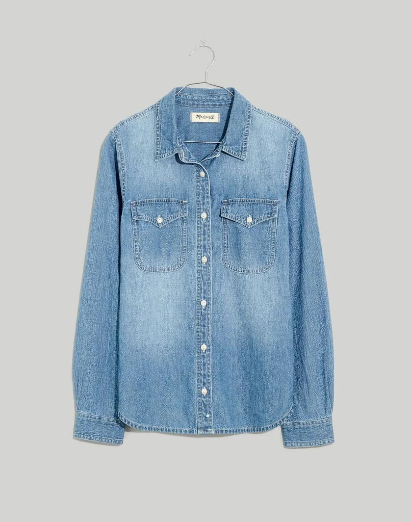 商品Madewell|Denim Button-Up Shirt in Bluffton Wash,价格¥200,第5张图片详细描述