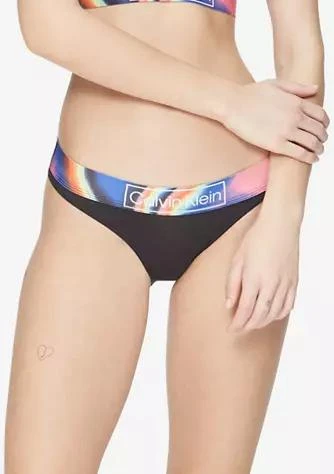 商品Calvin Klein|Klein Reimagined Heritage Pride Cotton Bikini,价格¥33,第1张图片