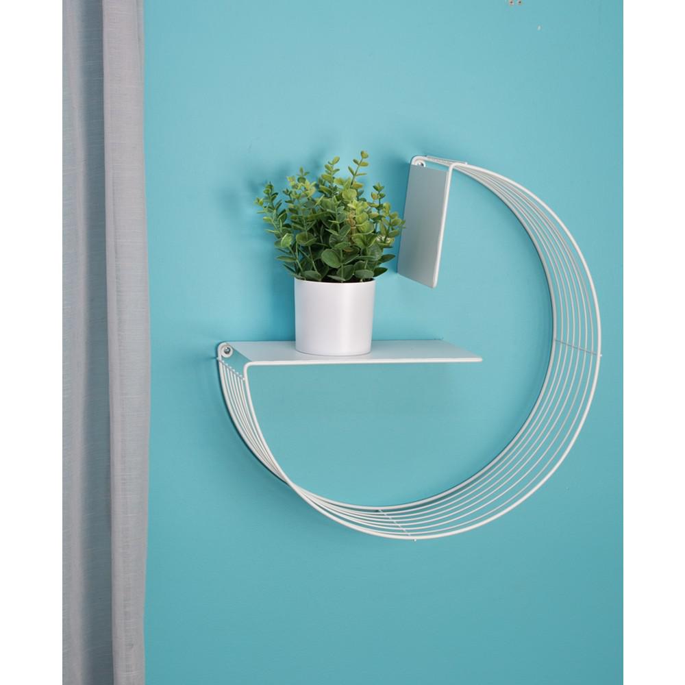 Floating Circular Decorative Metal Wall Shelf商品第1张图片规格展示