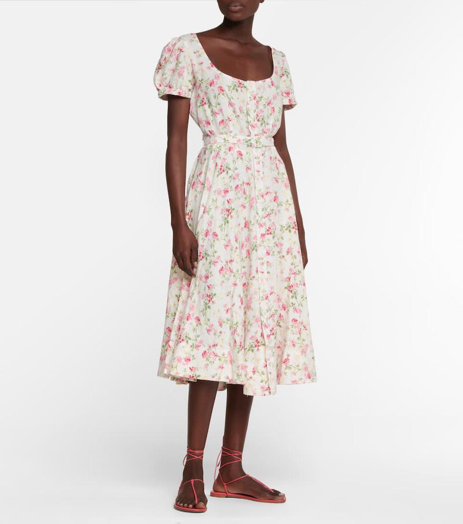 商品Ralph Lauren|印花亚麻连衣裙,价格¥2209,第4张图片详细描述