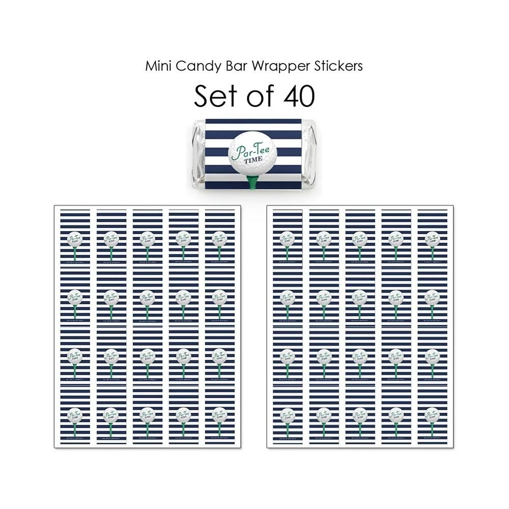 商品Big Dot of Happiness|Par-Tee Time - Golf - Mini Candy Bar Wrapper Stickers - Party Favors - 40 Ct,价格¥82,第3张图片详细描述