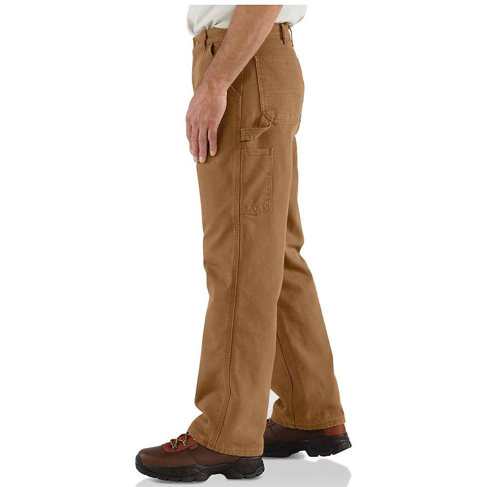 商品Carhartt|Carhartt Men's Washed Duck Work Dungaree Flannel Lined Pant,价格¥450,第2张图片详细描述