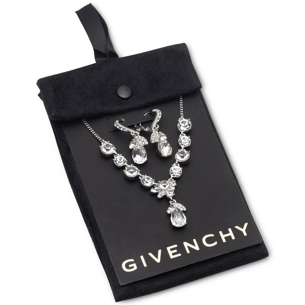 商品Givenchy|Gold-Tone 2-Pc. Set Pink Stone & Crystal Fancy Statement Necklace & Matching Drop Earrings,价格¥172,第2张图片详细描述