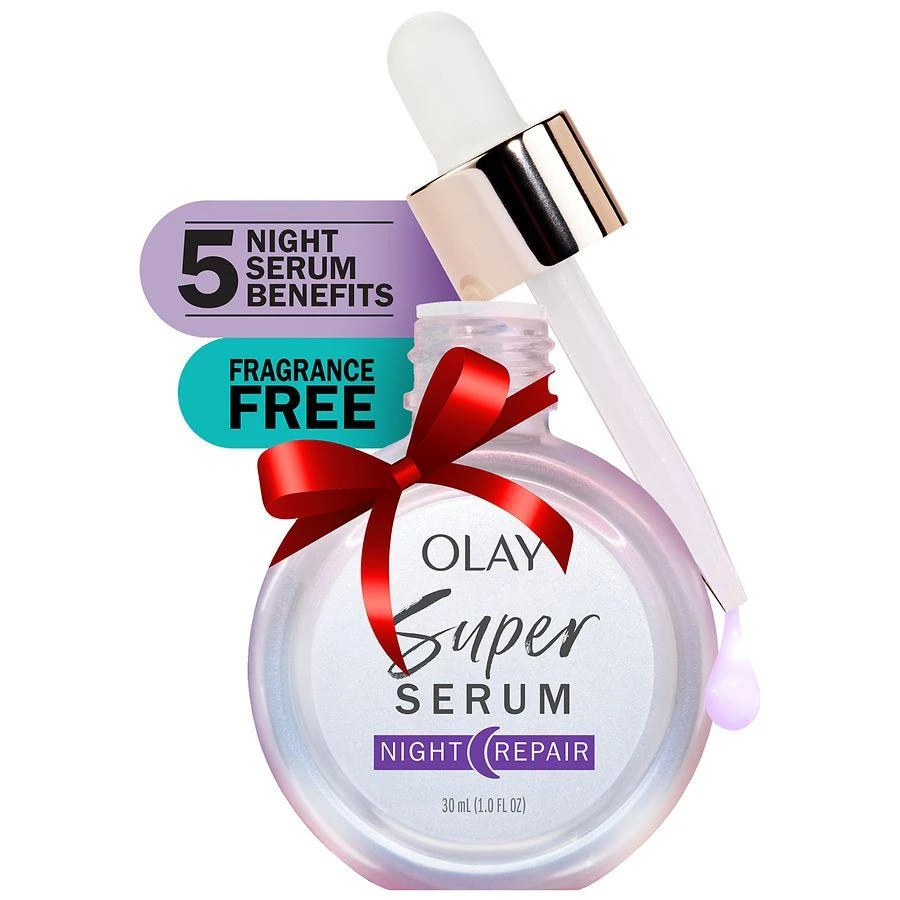 商品Olay|Night Repair 5-in-1 Lightweight Skin Cell Renewing Face Serum Night Repair, No scent,价格¥258,第1张图片