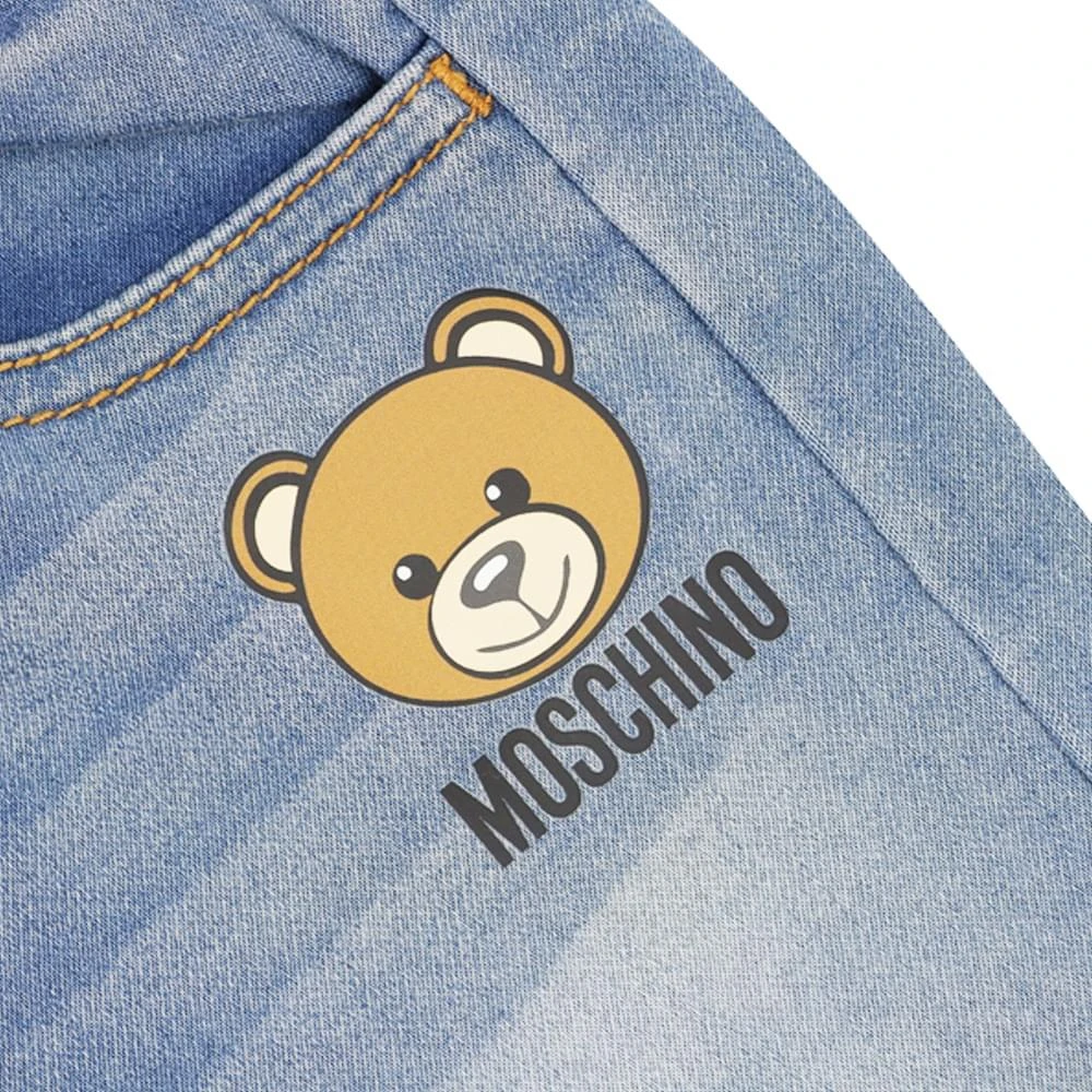 商品Moschino|Baby Jersey Blue Shorts,价格¥349,第2张图片详细描述